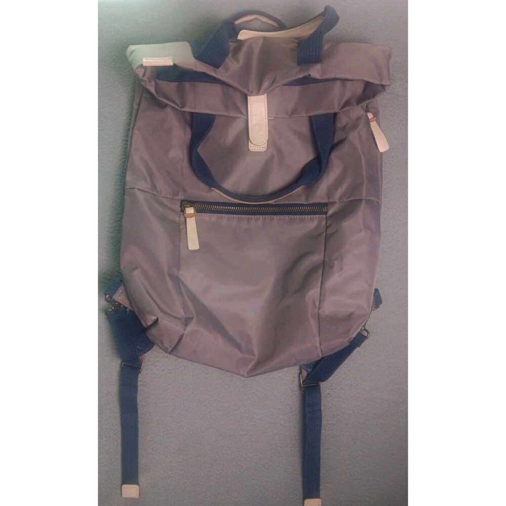 Timbuk2 Alamo Convertible Nylon Backpack Tote Blue Gray Color Block- EUC - Picture 2 of 11
